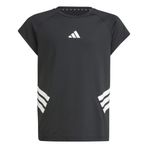 adidas Kız Çocuk JG SPR TEE T-Shirt BLACK/WHITE 11-12 Yaş