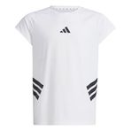 adidas Kız Çocuk JG SPR TEE T-Shirt WHITE/BLACK 14-15 Yaş
