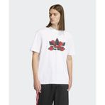 Adidas KS7614-001 Beyaz Trefoil Series Roses Erkek Tişört
