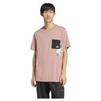 adidas Lens Elevated Pocket Graphic Erkek Tişört Pembe S