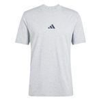 adidas M 3S SJ T Erkek Kısa Kollu Tişört, medium grey heather/black, S