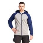 Adidas M Gg Bl Fz Hd Mgreyh Dkblue Sweatshirt Erkek Eşofman Üstü
