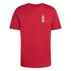 adidas M MOS POSTER T Erkek Baskılı/Desenli Kısa Kollu Tişört, active maroon, S