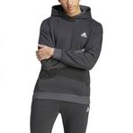 adidas Mel Erkek Siyah Kapüşonlu Sweatshirt, XL