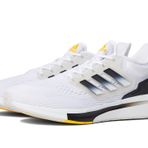 adidas Men's EQ21 Running Shoe, White/Black/Beam Yellow, 12.5