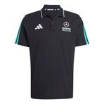 adidas MER DNA POLO M Erkek Kısa Kollu Polo Yaka Tişört, black/semi mint rush, S