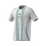adidas Messi Tr Jsy Erkek Forma, Beyaz-Açık Mavi, L Beden