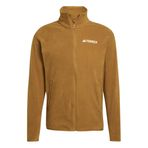 adidas Multi Essentials Full-Zip Fleece Erkek Sweatshirt Kahverengi M