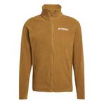 adidas Multi Essentials Full-Zip Fleece Erkek Sweatshirt Kahverengi S