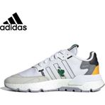 Adidas Nite Jogger Beyaz Sarı Renkli Sneaker Ayakkabı