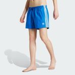 Adidas Originals JX2685 Adicolor 3-Stripes 5-Inch Swim Shorts - 2XL - Mavi
