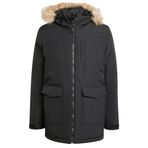 adidas Paveric Fur Parka Erkek Mont Siyah L
