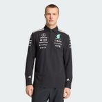Adidas Performance KE5514 Mercedes - Amg Petronas Formula 1 Team Engıneers Uzun Kollu Polo - Siyah