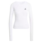 adidas PWR ESS C LS Kadın Uzun Kollu Tişört, white, L