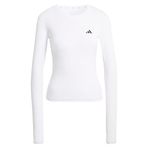 adidas PWR ESS C LS Kadın Uzun Kollu Tişört, white, XS