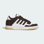 adidas Rapıd Court Low Erkek Düz Tabanlı Spor Ayakkabı Suede ve Kumaş Malzeme ile - Siyah