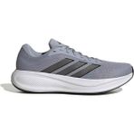 adidas Response Runner 2 Erkek Ayakkabı Gri Suni Deri Taban Düz Bağcıklı Tasarım