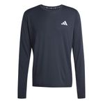 adidas Run Ess LS M Erkek Uzun Kollu Gömlek, black, L