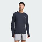 adidas Run Ess LS M Erkek Uzun Kollu Gömlek, black, S