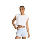 Adidas Run Ess Tk W Kadın Koşu Crop Üst KA0290 Beyaz