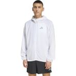 Adidas Running Essentials Erkek Beyaz Kapüşonlu Ceket