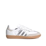adidas Samba OG Kadın Sneaker, Beyaz Metalik Gümüş Sakız, 5