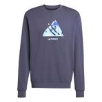 adidas SNOW CREW Unisex Grafik Baskılı Uzun Kollu Sweatshirt, L
