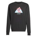 adidas SNOW CREW Unisex Grafik Baskılı Uzun Kollu Sweatshirt, S