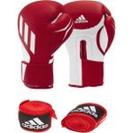 Adidas Speed TILT250 Boks Eldiveni SPD250TG Boxing Gloves ve Bandaj - 10 oz - Kırmızı