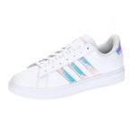 adidas Spor Giyim Grand Court 2.0 Ayakkabı, Beyaz/Beyaz/Şeffaf, Beyaz/Beyaz/Açık Pembe, 40.5 EU