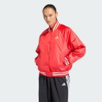 Adidas Sportswear JZ6921 Stadıum Yalıtımlı Bomber Ceket - Kırmızı