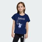 Adidas Sportswear JZ7664 ADIDAS DISNEY FROZEN TEE - Mavi - Beyaz - 5 - 6 Yaş