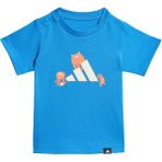 Adidas Sportswear KA0521 Tıro_nster Graphıc Bebek Tişörtü - Mavi - 1,5 - 2 Yaş