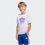 Adidas Sportswear KA2962 Football Graphıc Çocuk Tişörtü - 4 - 5 Yaş - Beyaz