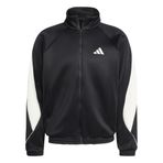adidas Stadium Tracktop Spor Ceket, L, JXT04, Black/Off White, Erkek