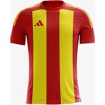 Adidas Striped 24 Jsy Erkek Forma - Sarı - Kırmızı