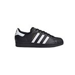 Adidas Superstar EG4958 Erkek Günlük Ayakkabı, Originals Superstar, Cblack/Ftwwht/Cblack, 24.0 cm