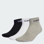 adidas T Lin Ankle Çorap Gri Renkli 3 Adet Konforlu ve Şık Tasarım