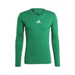 Adidas Team Base Tee Erkek Futbol Antrenman Uzun Kollu Tişört GN7504 Yeşil - 2XL