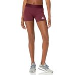 adidas Techfit Kadın Voleybol Şortu, Takım Bordo/Beyaz, XXL / 3L