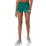 adidas Techfit kadın voleybol şortu, Takım Koyu Yeşil/Beyaz, XXS