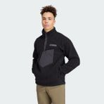 Adidas Terrex IW0231 Terrex Xploric High Pile Fleece Pullover Sweatshirt - Siyah - 2XL
