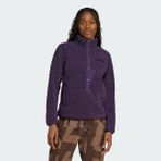 Adidas Terrex JN0930 Terrex Xploric High Pile Fleece Pullover Sweatshirt - Mor