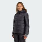 adidas Terrex Multi Essentials Insulated Kadın Siyah Kapüşonlu Mont