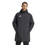 adidas Tiro 24 Erkek Siyah Kapüşonlu Mont, L