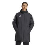 adidas Tiro 24 Erkek Siyah Kapüşonlu Mont, XXL