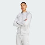 adidas Tiro25 Full Zip Erkek Gri Kapüşonlu Ceket - XL
