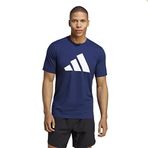 Adidas Tr-Es Fr Logo T Erkek Tişört, Mavi, M