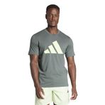 Adidas TR-ES FR Logo T Gri Kısa Kollu Erkek T-shirt