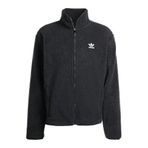 adidas Trefoil Essentials Erkek Siyah Polar Ceket (JV7676)